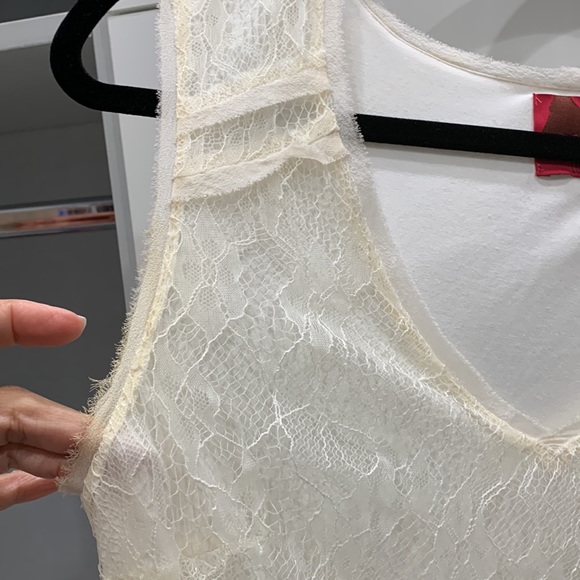 Juliette Longuet lace dress. Size 2. Like new. Side zip. French designer. - Picture 3 of 8